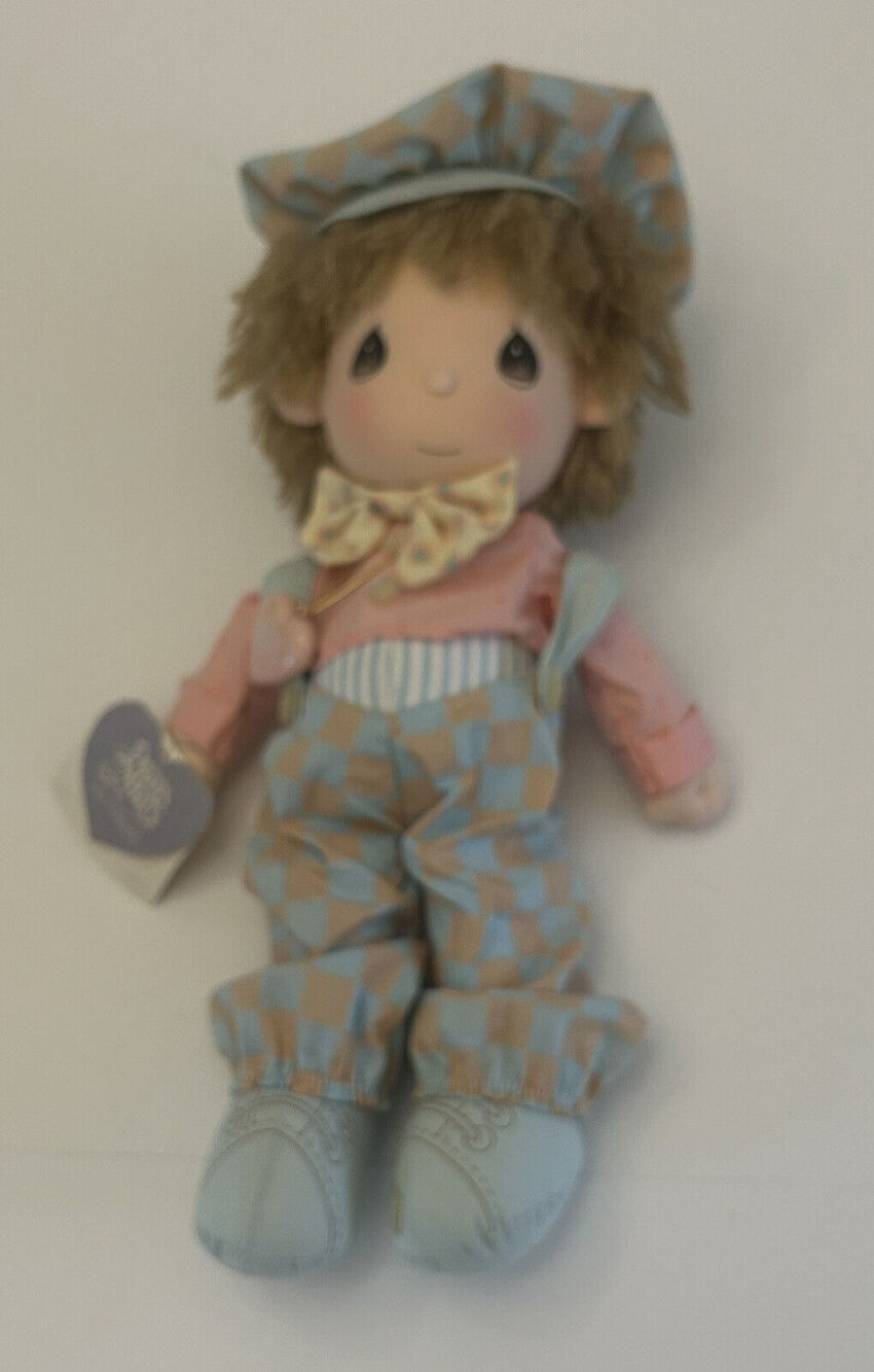 Applause Precious Moments Nicky Doll With Tags 15” Plush Vintage 1985